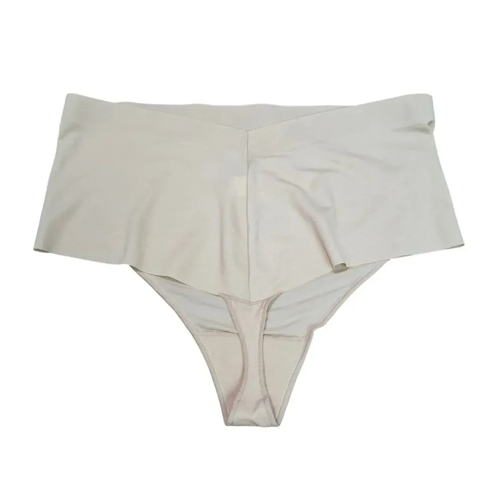 Maidenform Women's Shapewear Light Shaping Thong SES080 Beige Xlarge